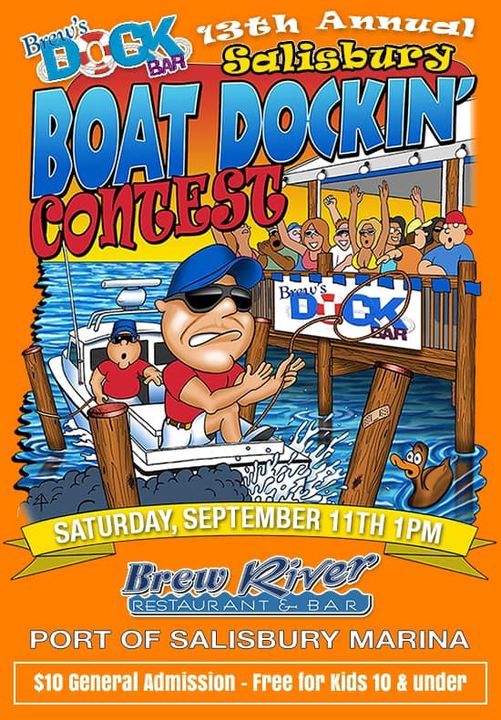 2025 Salisbury Extreme Boat Docking, Brew River Restaurant and Bar