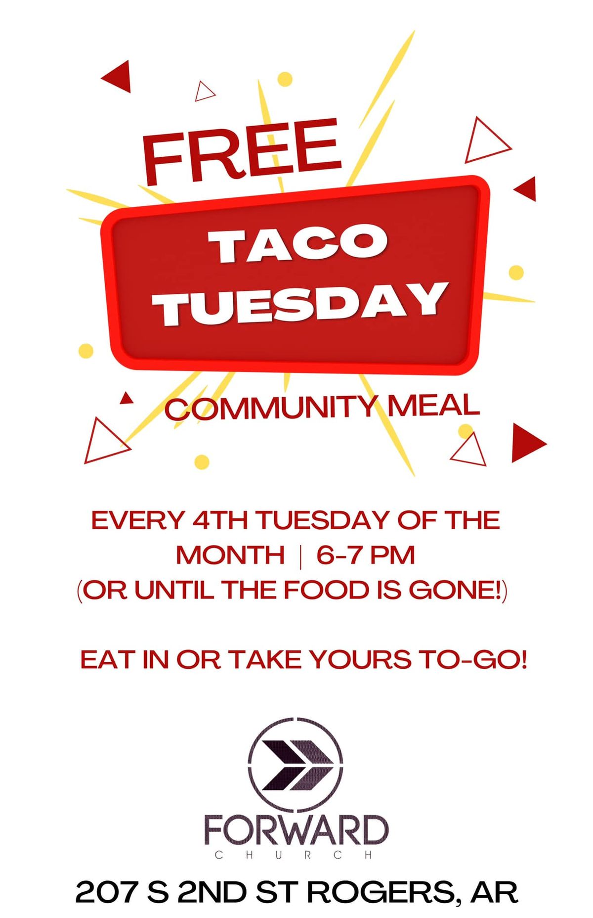 FREE Community Meal Taco Tuesday