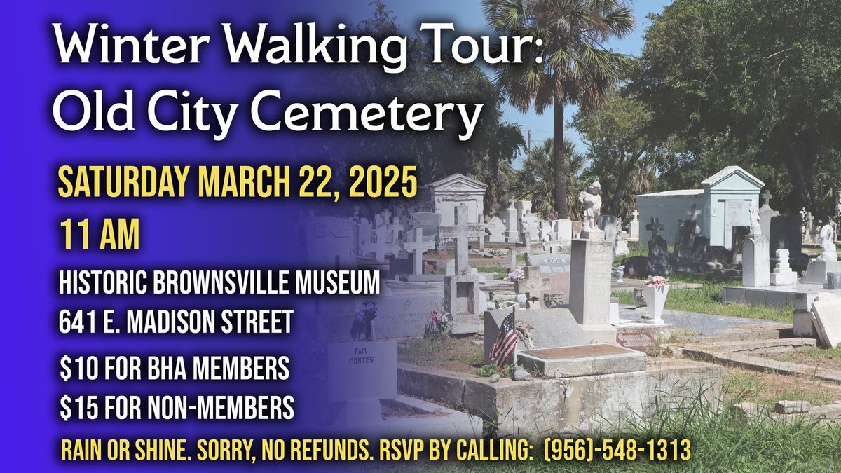 Winter Walking Tour: Old City Cemetery