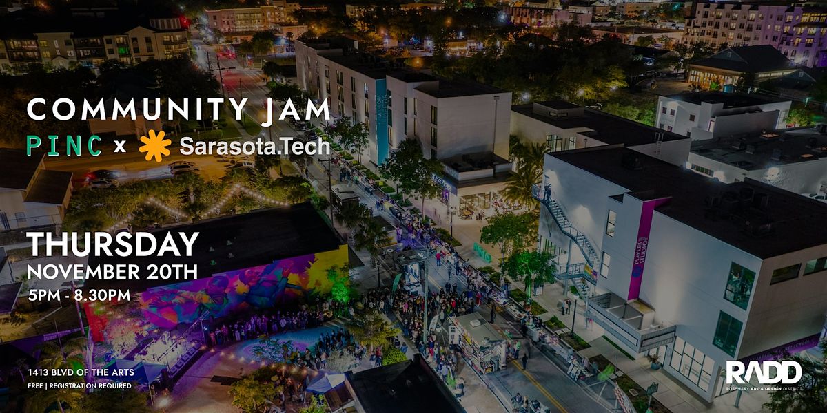 Community Jam in the Rosemary Art & Design District