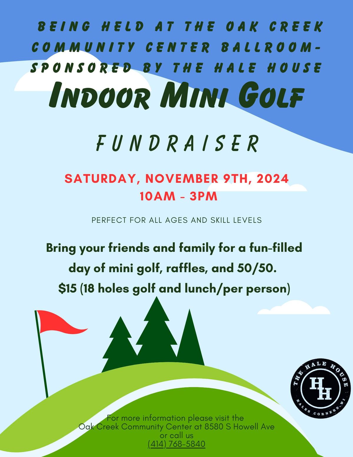 Indoor Mini Golf Fundraiser