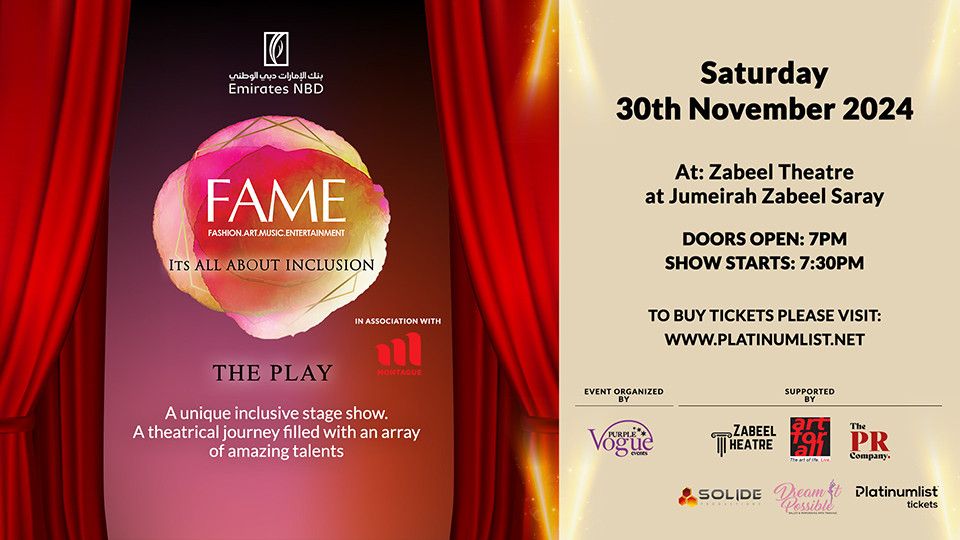 Fame 2024 at Zabeel Theatre, Dubai