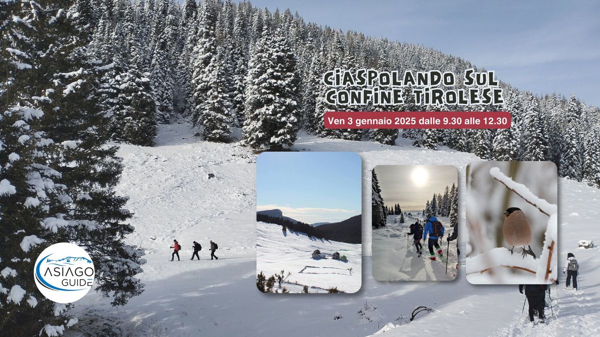 Ciaspolando sul confine trentino