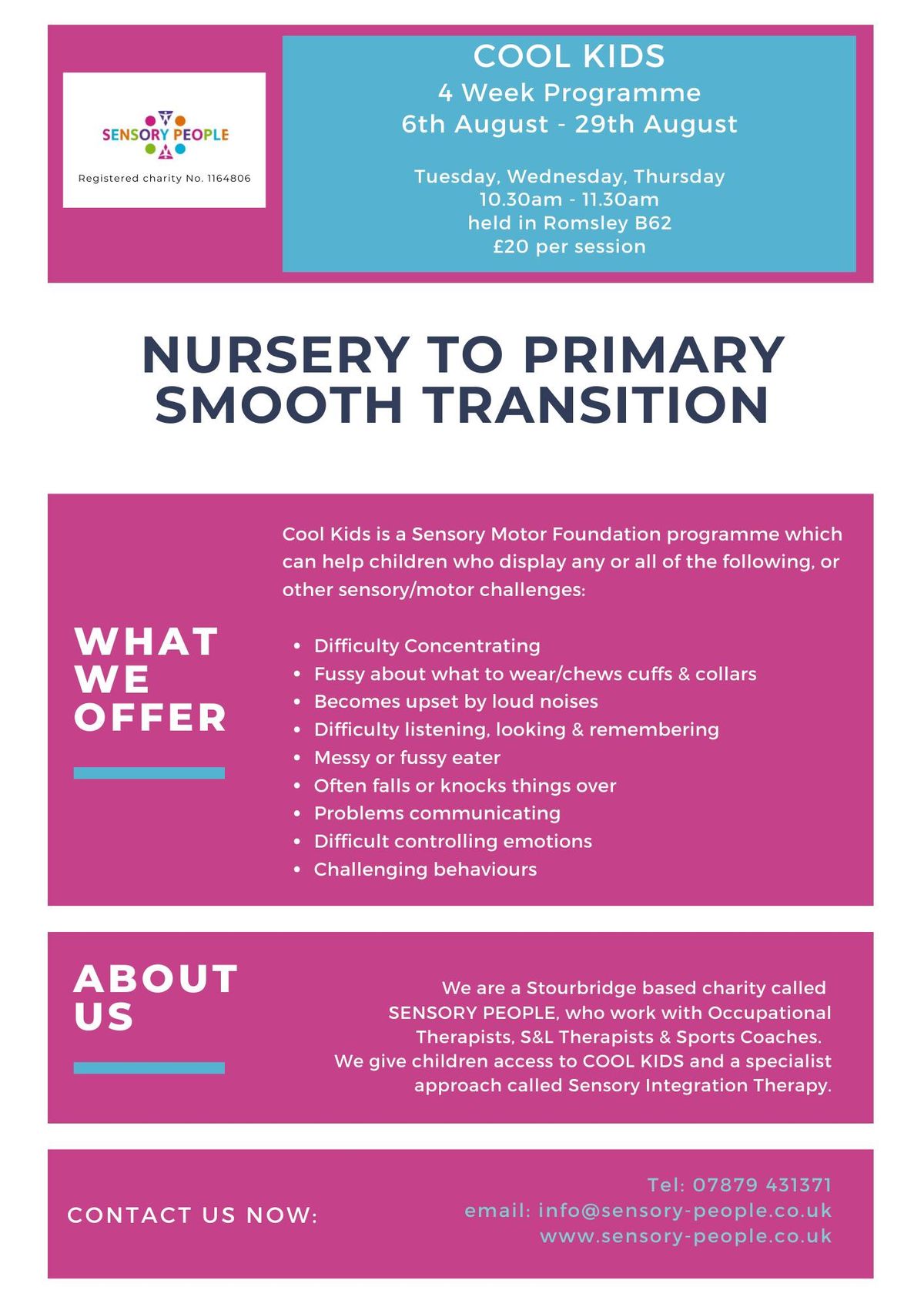 Nursery to Primary School - Smooth Transition