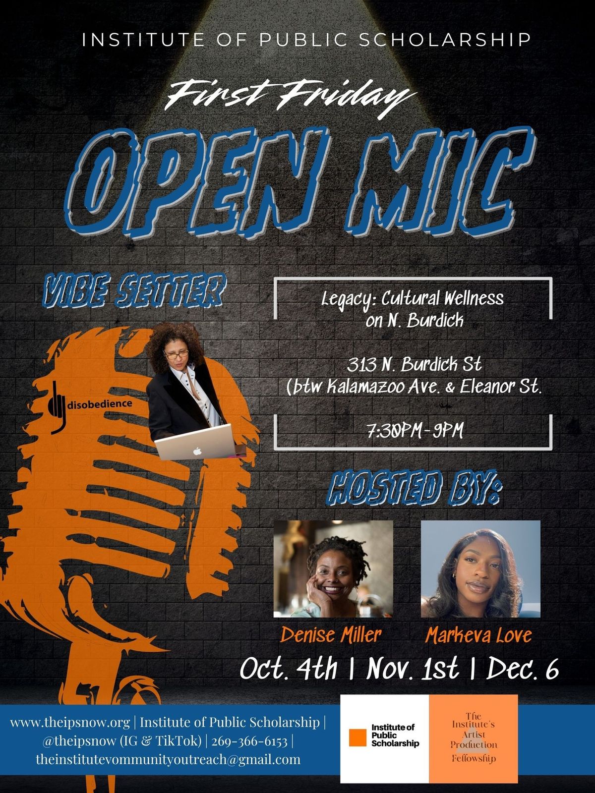 First Friday Open Mic