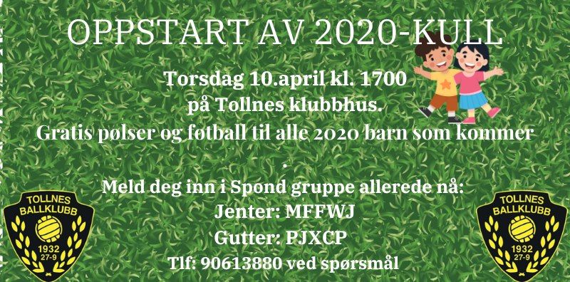 Oppstart av 2020 lag