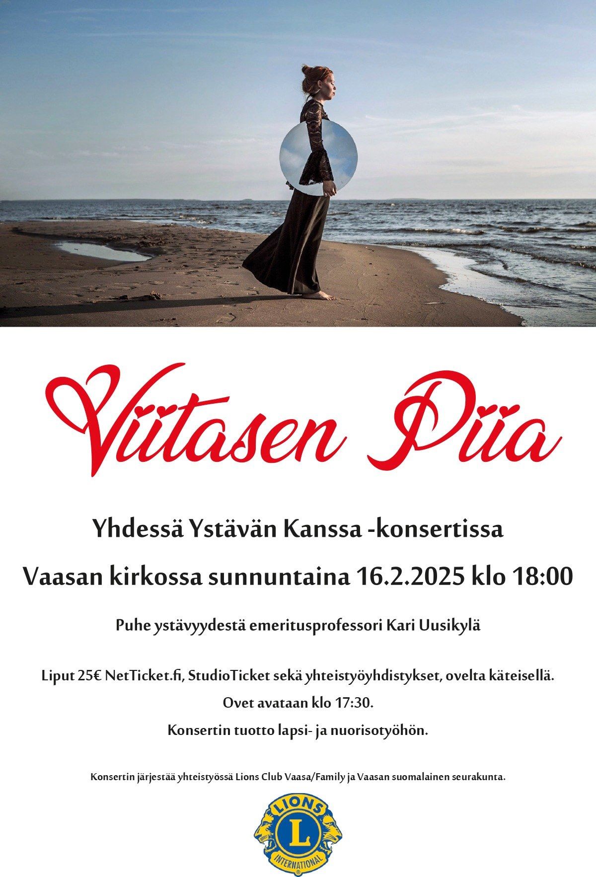 Viitasen Piia Yhdess\u00e4 Yst\u00e4v\u00e4n kanssa konsertti 