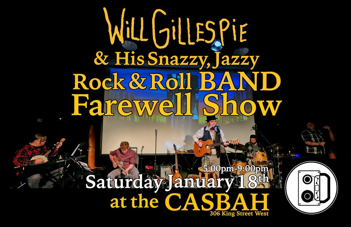 Will Gillespie BAND Farewell Show at the Casbah