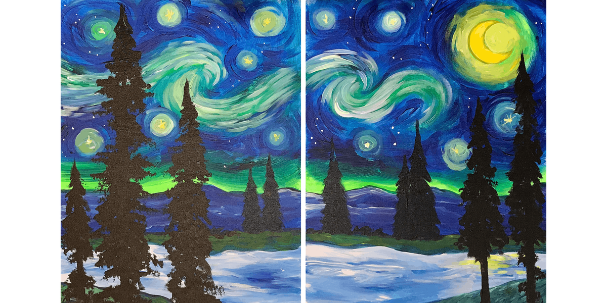 Starry Night by the Lake Date Night - Paint and Sip in Cincinnati | Classpop!\u2122