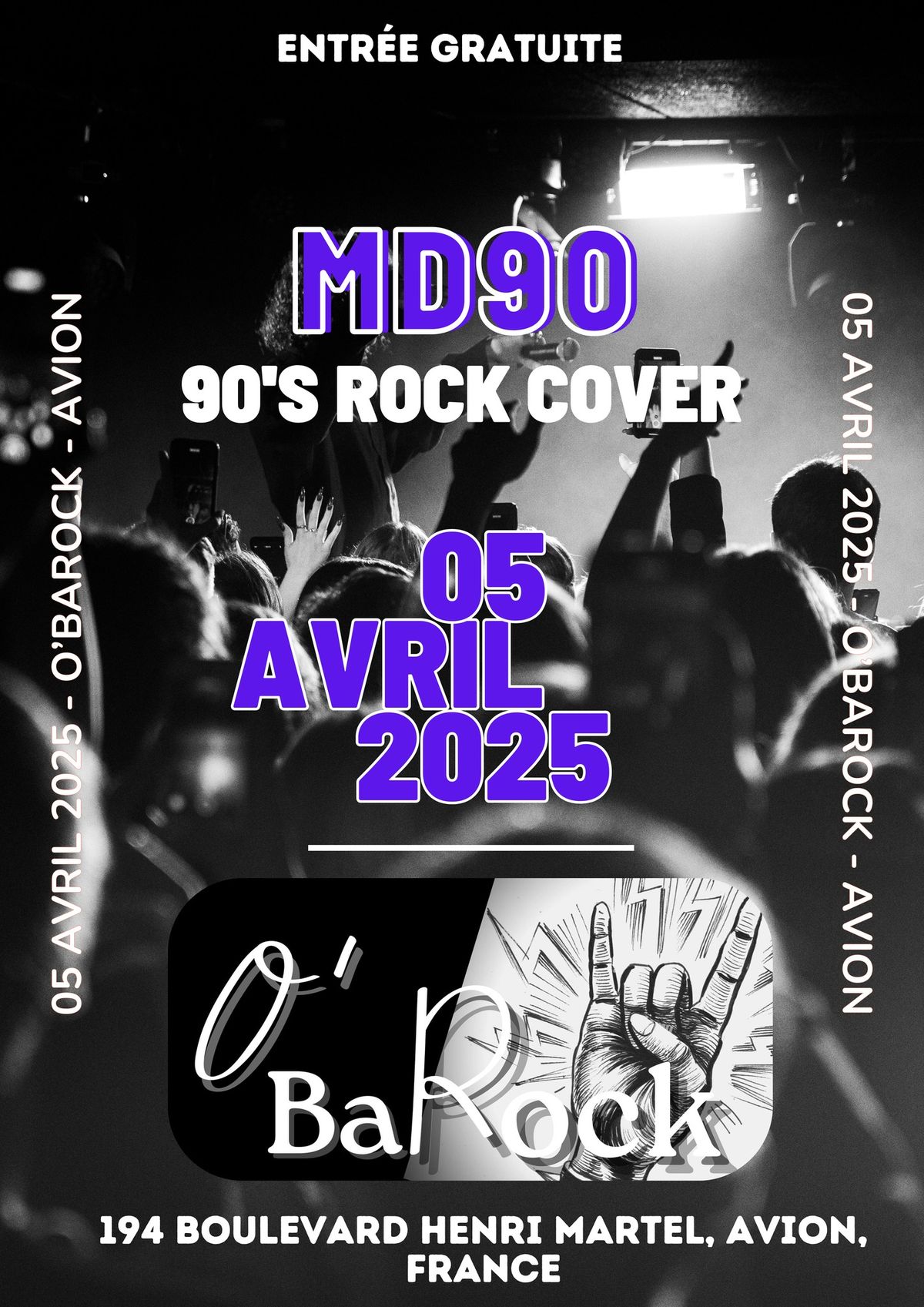 Concert MD90 - O'BaRock \/ Avion