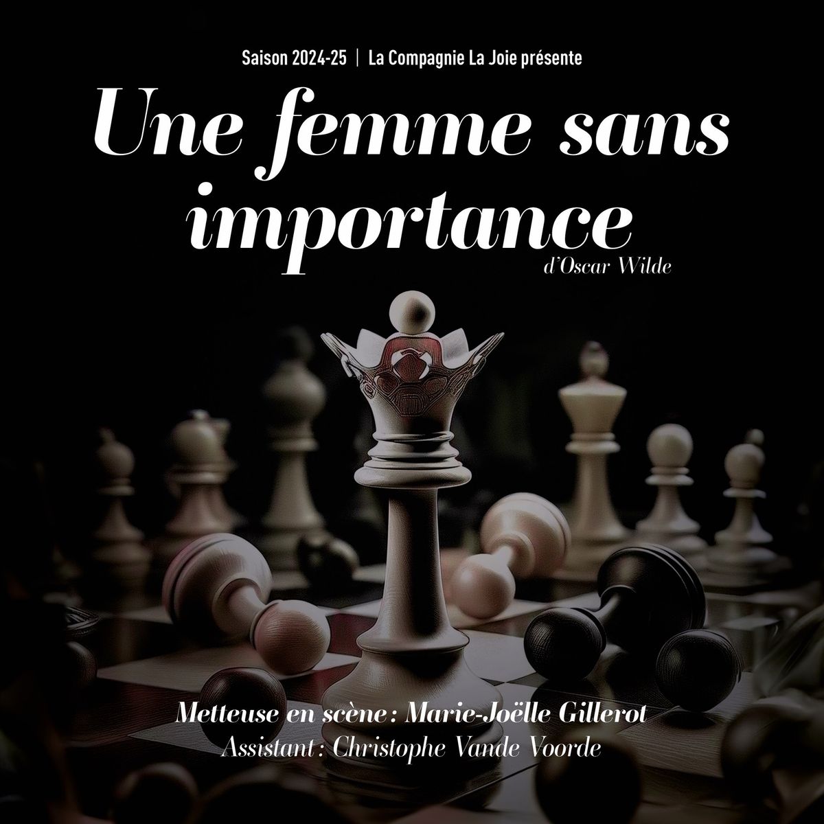 \u00abUne femme sans importance\u00bb d\u2019Oscar Wilde