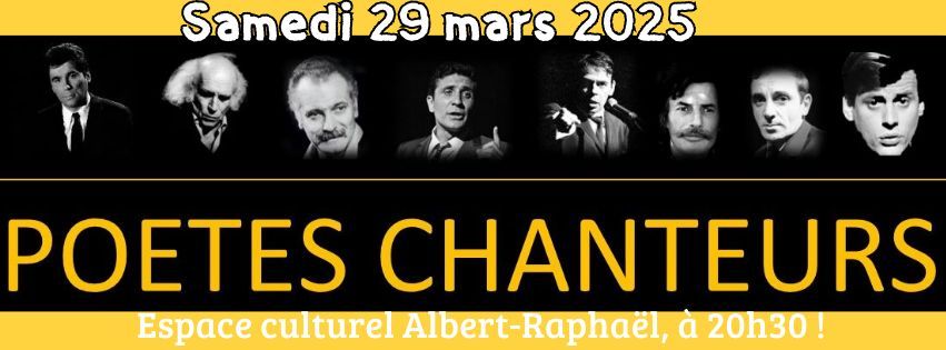 Concert: les po\u00e8tes chanteurs