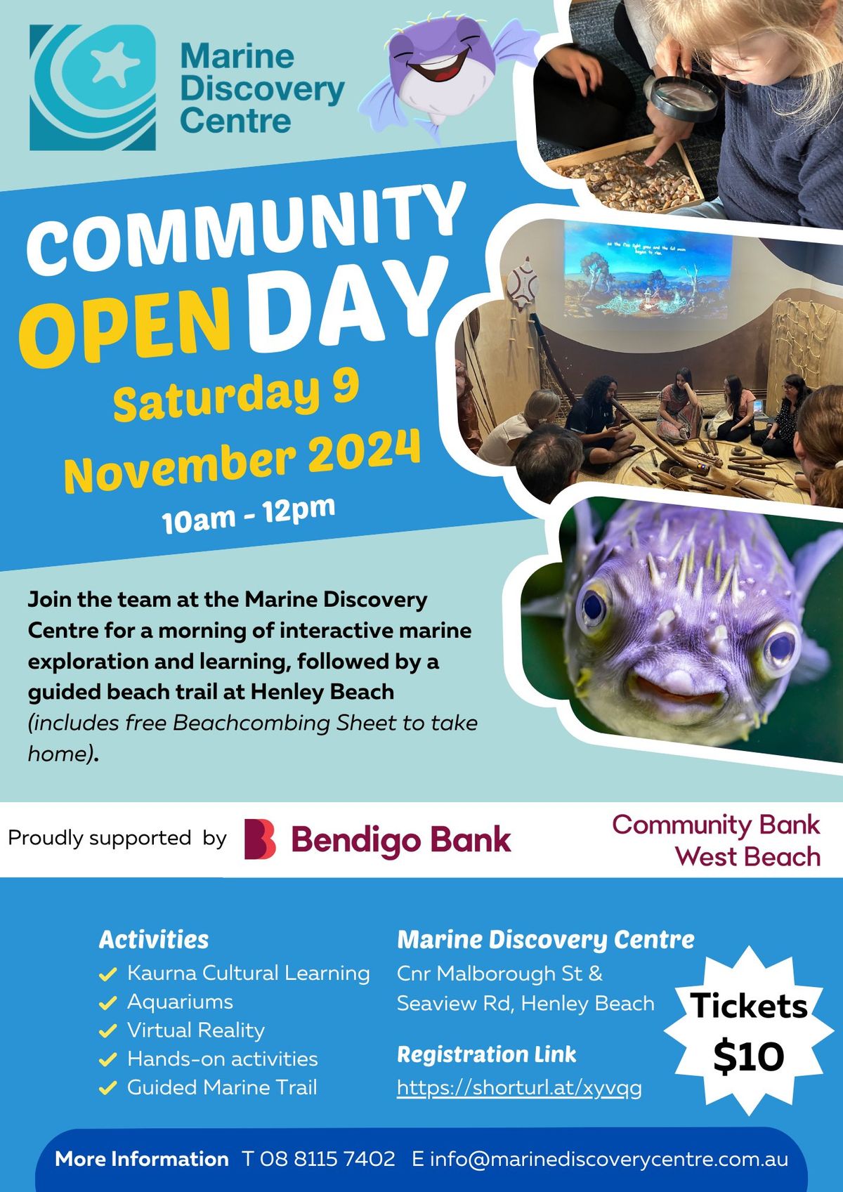 Community Open Day at the Marine Discovery Centre