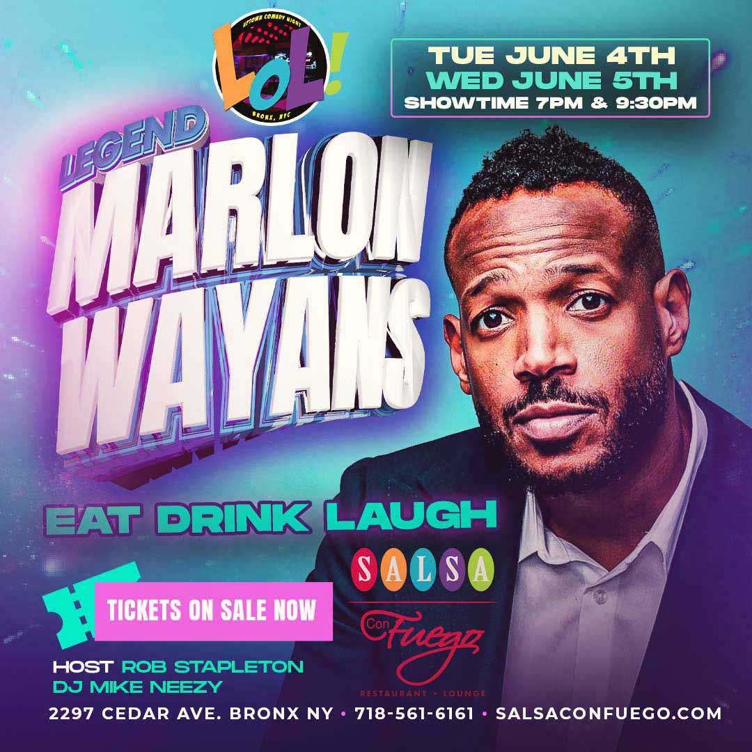 Marlon Wayans at Off the Hook Comedy Club