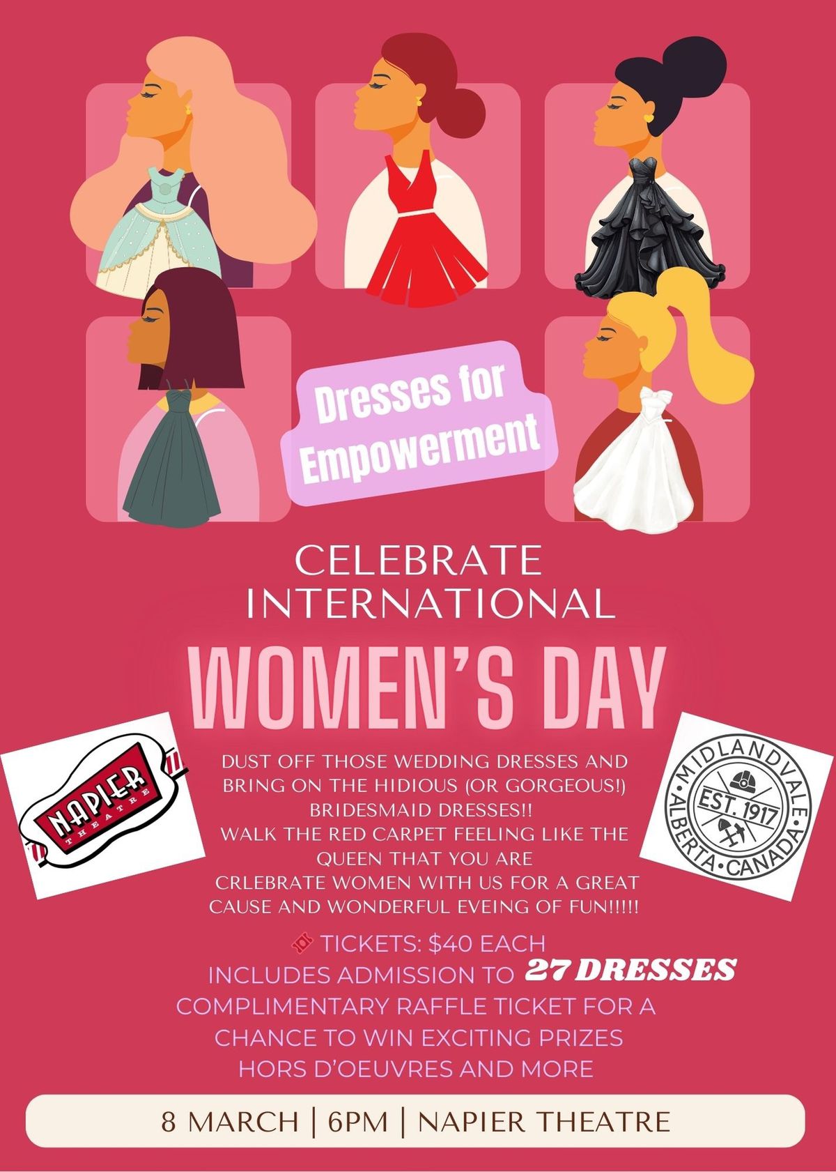 International Women's Day Wear THE Dress Fundraiser