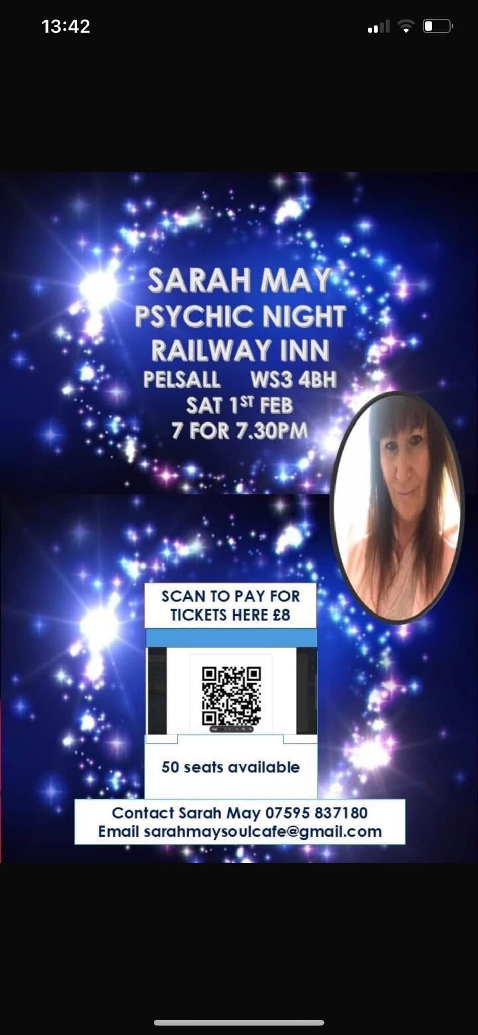 Psychic Night with Sarah May 