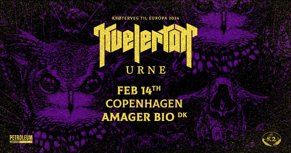 Kvelertak - support: Urne - Amager Bio