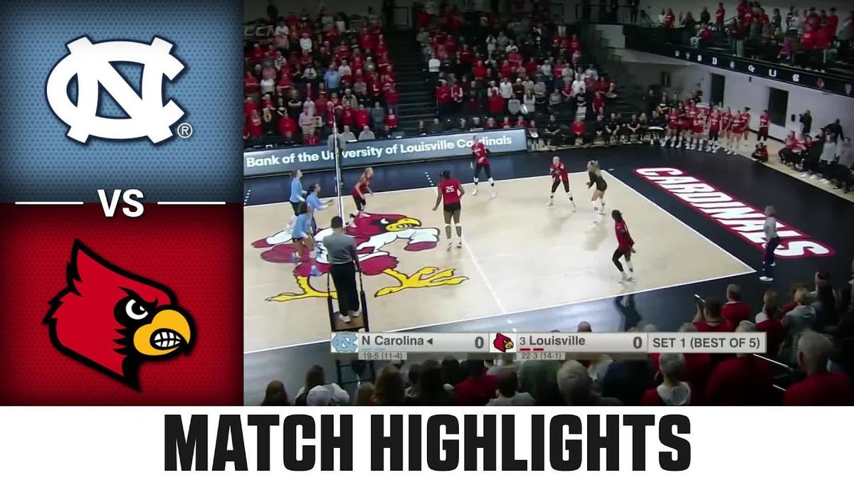 Louisville Cardinals at North Carolina State Wolfpack Womens Volleyball at Reynolds Coliseum