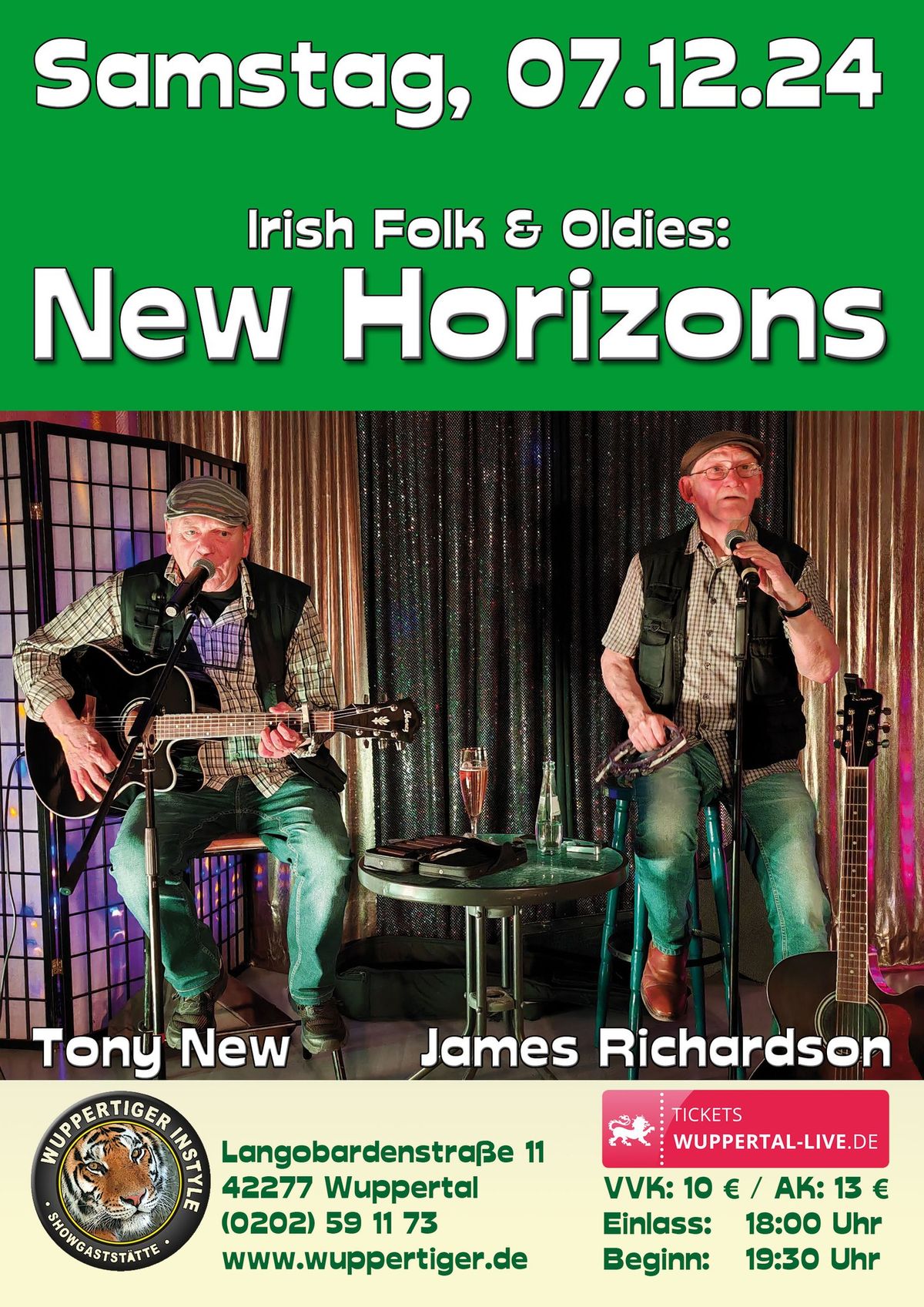 NEW HORIZONS   "Irish Folk und Oldie Abend"