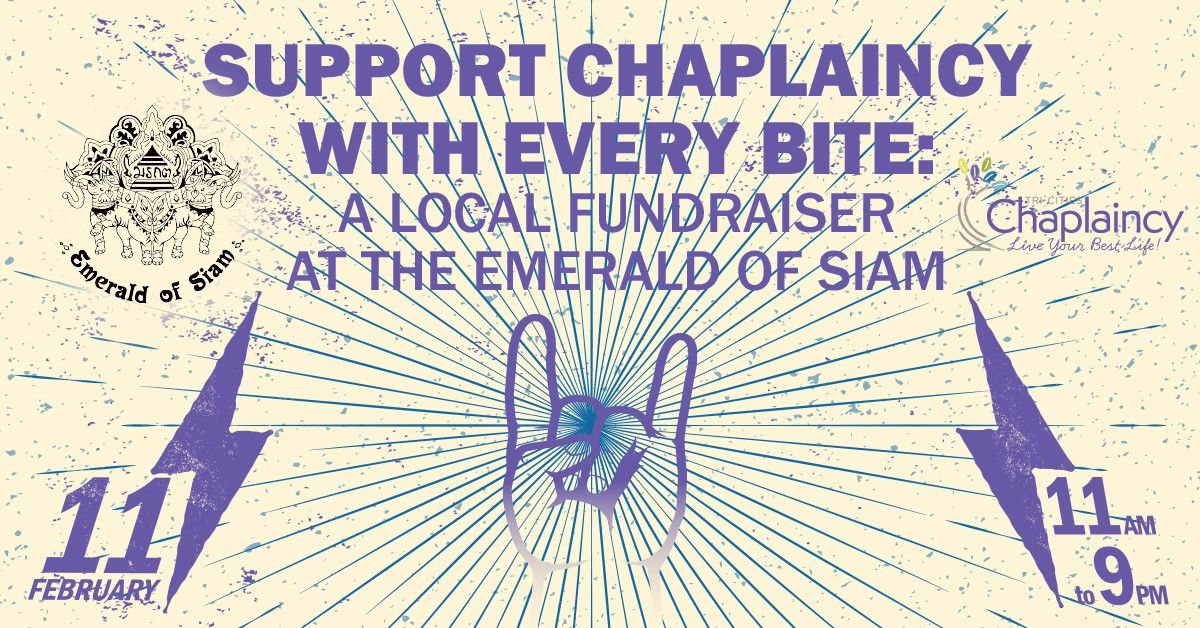 Emerald of Siam Fundraiser for Tri-Cities Chaplaincy