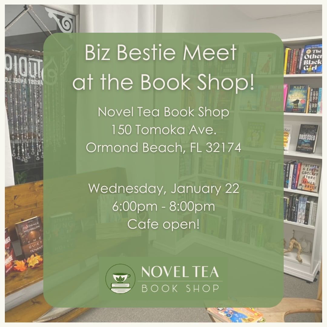 2025 first let\u2019s get personal event at the Novel Tea book shop  