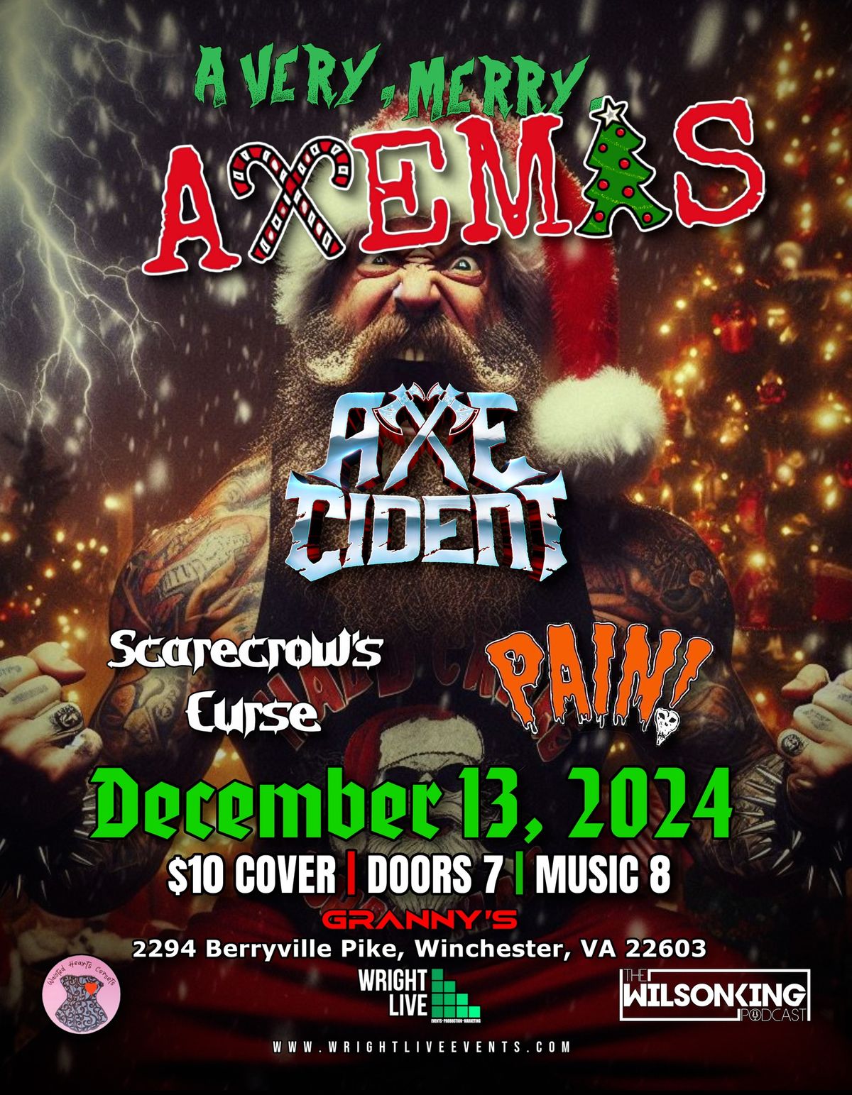 Axecident Presents: A Very Merry Axemas! @Granny's 