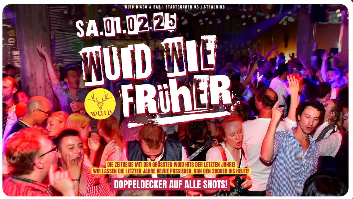 WUID WIE FR\u00dcHER | Sa. 1.2. | Wuid Straubing