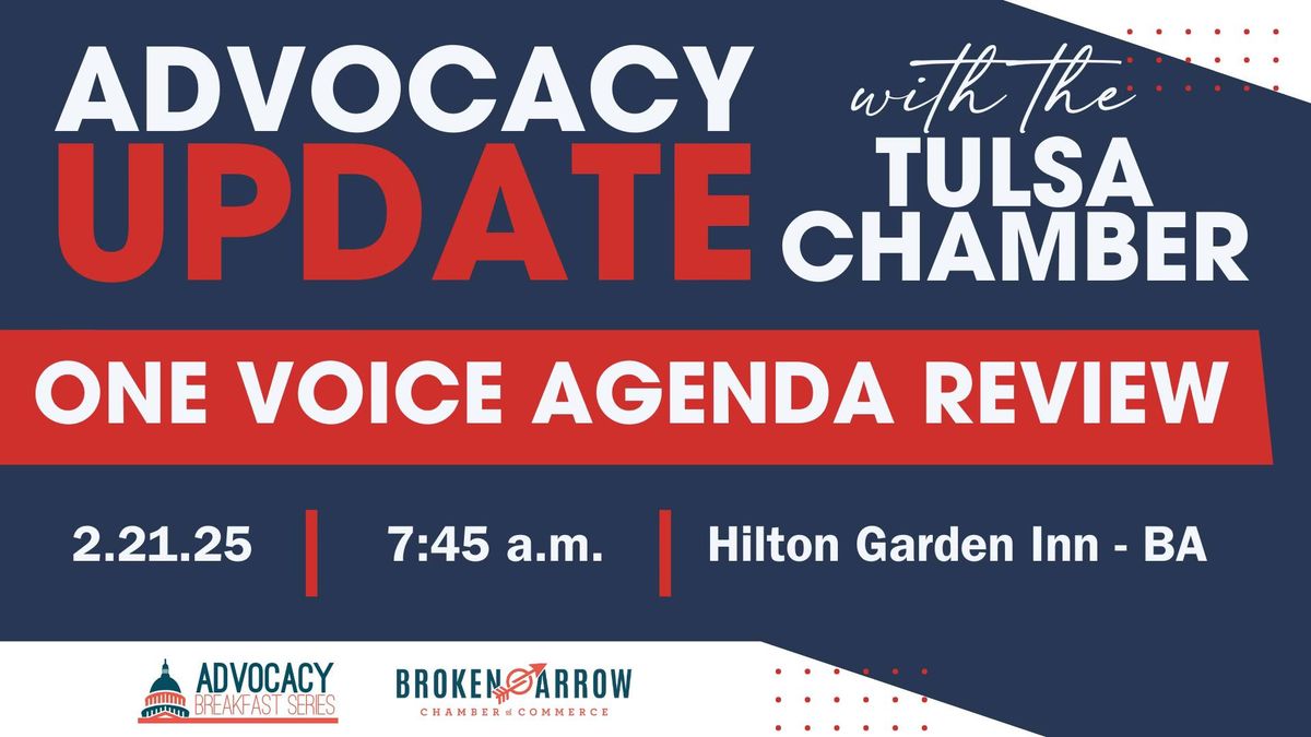 Advocacy Breakfast Series: Tulsa Chamber One Voice Agenda Review