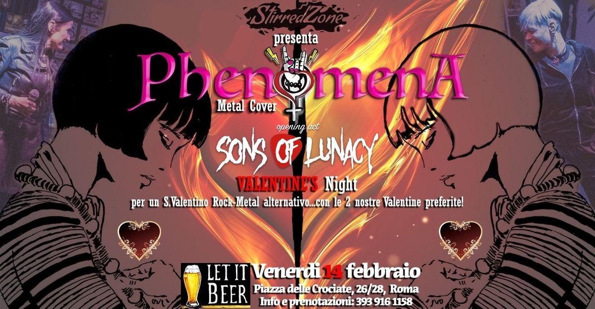 <<Valentine's Night>> Phenomena + Sons of Lunacy @Live at Let It Beer 