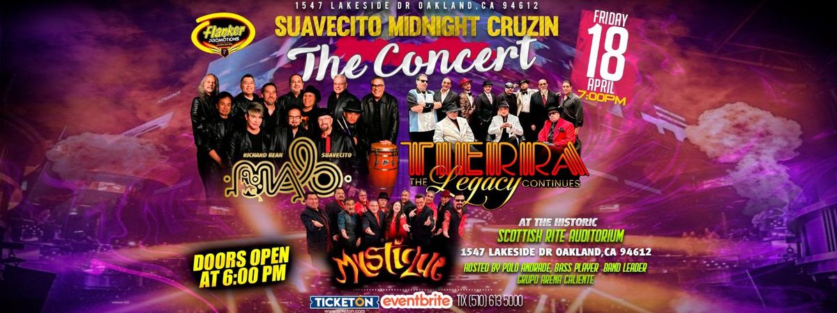 MALO, TIERRA LEGACY,  MYSTIQUE & MAS IN CONCERT