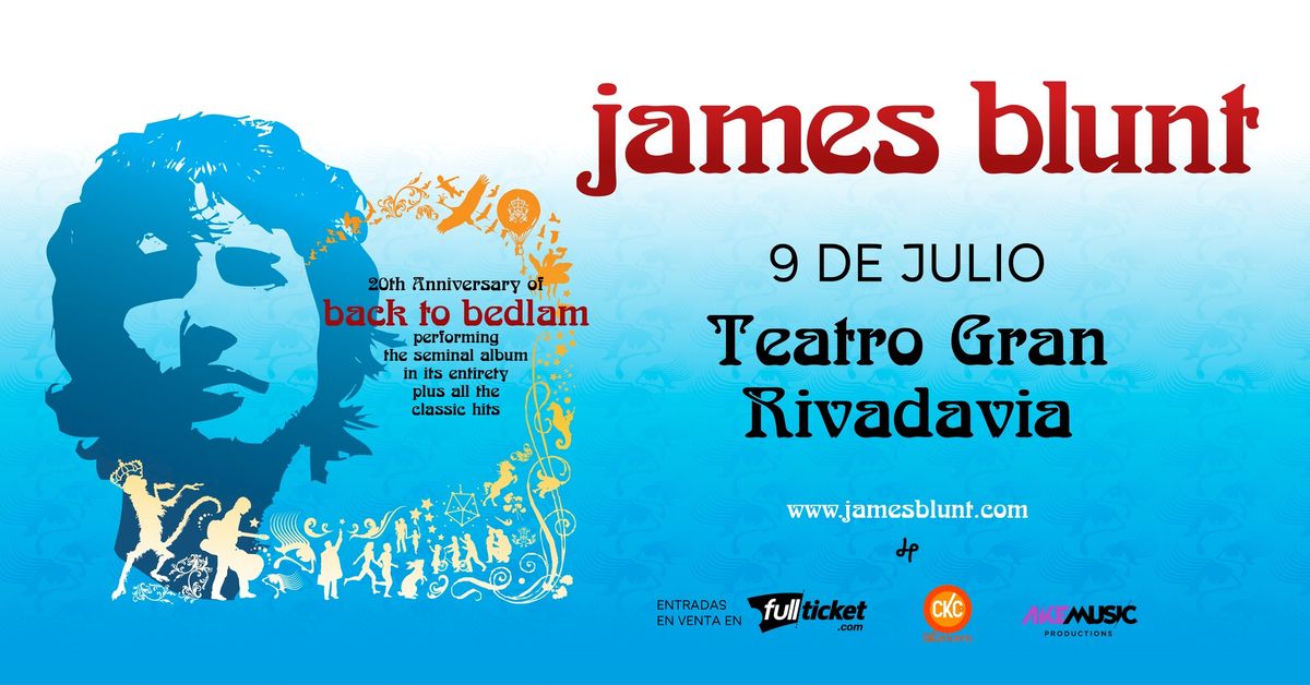 JAMES BLUNT en Buenos Aires (fecha #1)