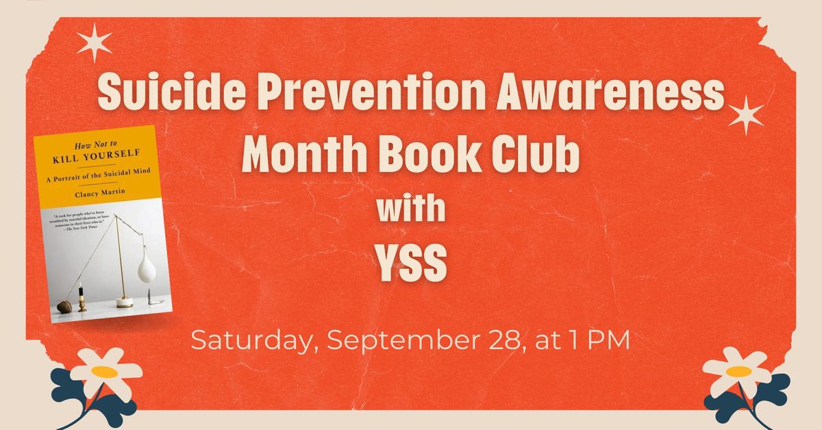 Suicide Prevention Month Book Club with YSS