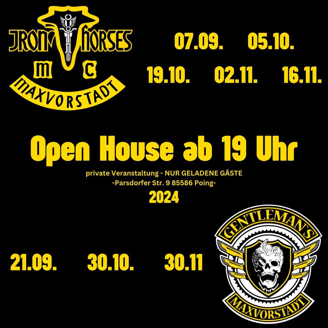 Open House Gentleman's Maxvorstadt (support IH MC Maxvorstadt)