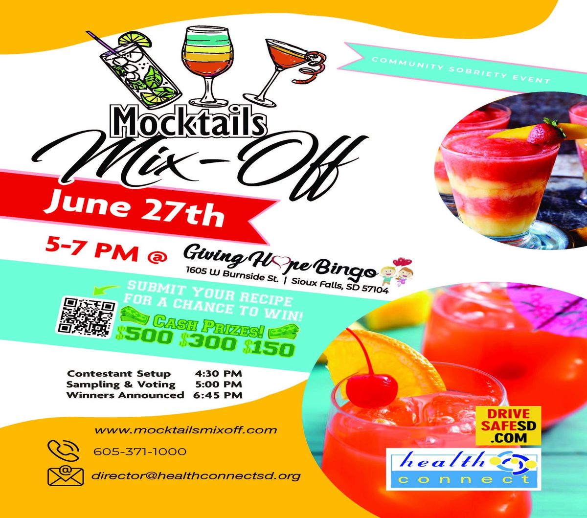 Summer Mocktails Mixoff - Community Sobriety Event