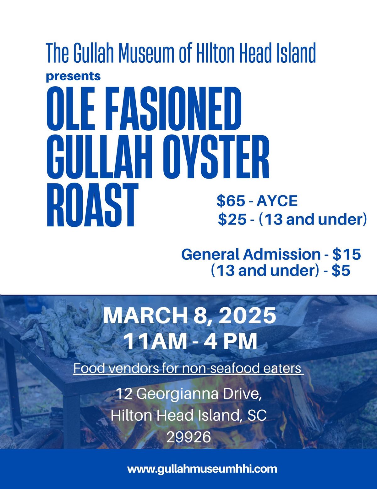 10th Annual Ole Fashioned Oyster Roast 