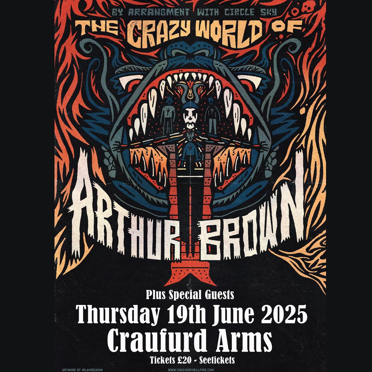 The Crazy World of Arthur Brown @ The Craufurd Arms