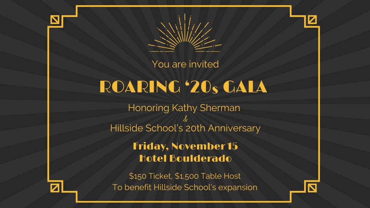 Roaring '20s Gala - Honoring Kathy Sherman 