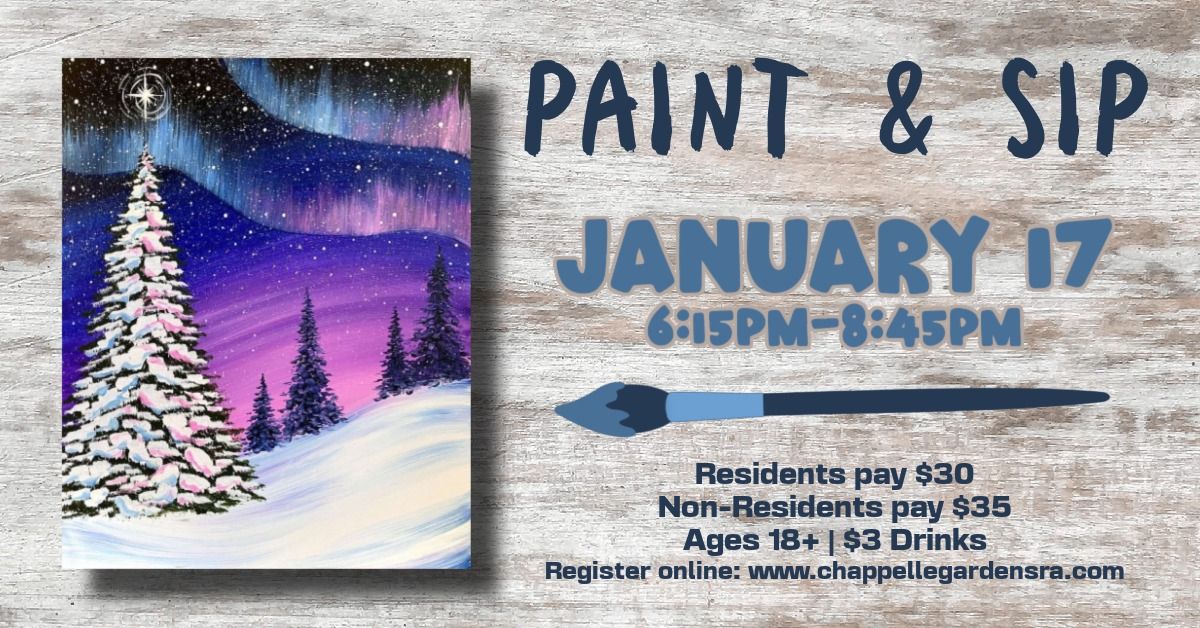 Paint & Sip - January 