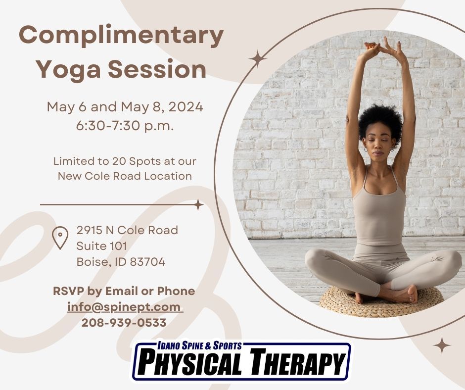 Complimentary Yoga Session at Idaho Spine & Sports Physical Therapy 