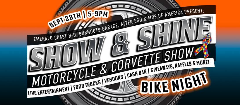 Bike Night: Show & Shine | Motorcycle & Corvette Show