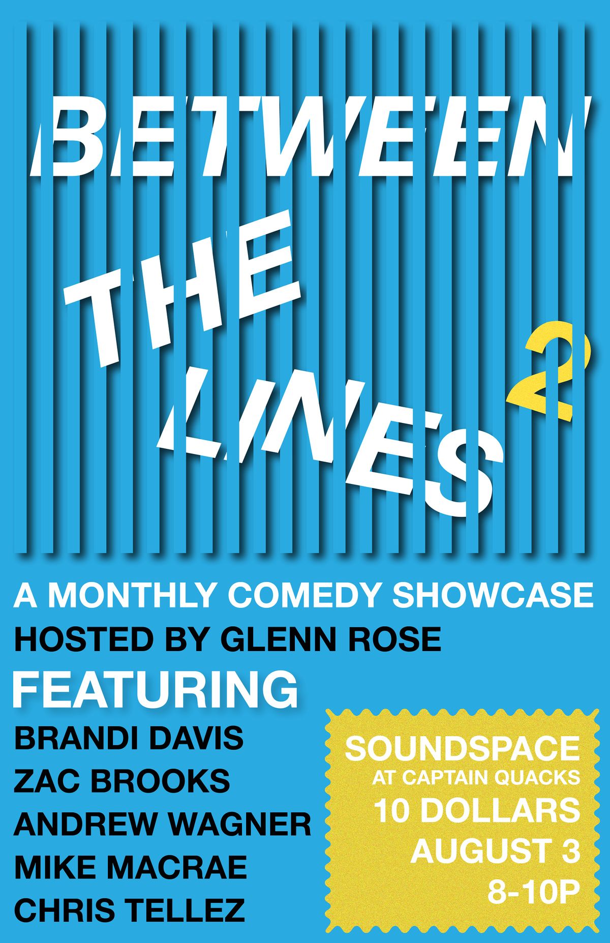 Between The Lines 2: A Comedy Showcase!