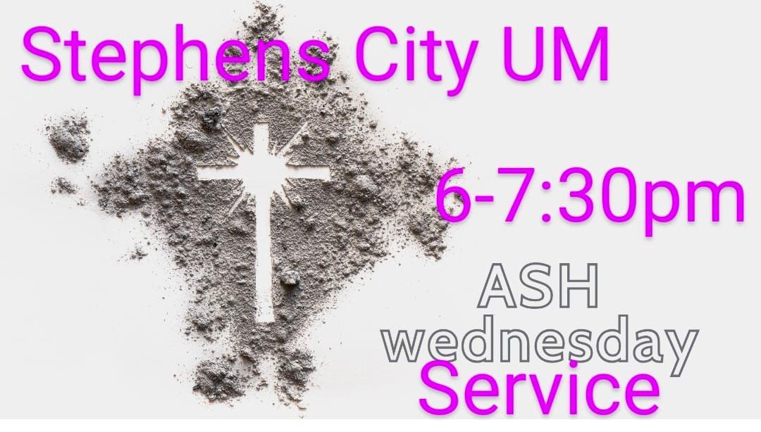 Ash Wednesday church service 