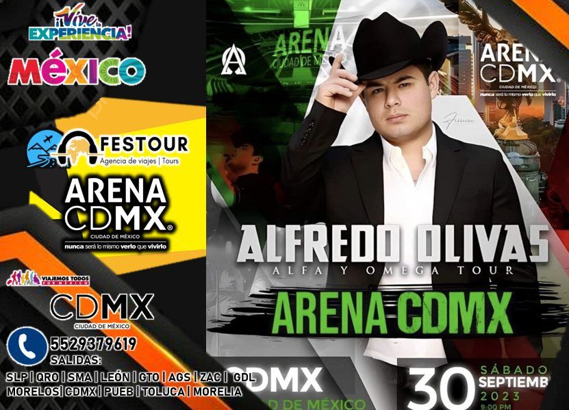 ALFREDO OLIVAS ARENA CDMX 30 DE SEPTIEMBRE 2023, CDMX, Naucalpan De
