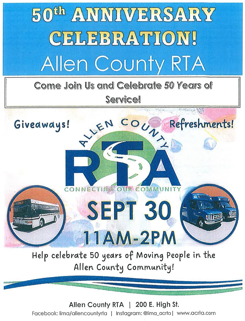 Lima\/Allen County RTA 50th Anniversary Celebration