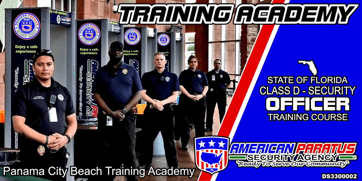 FL Class "D" - Security Officer Course 4-days (Panama City Beach, FL)