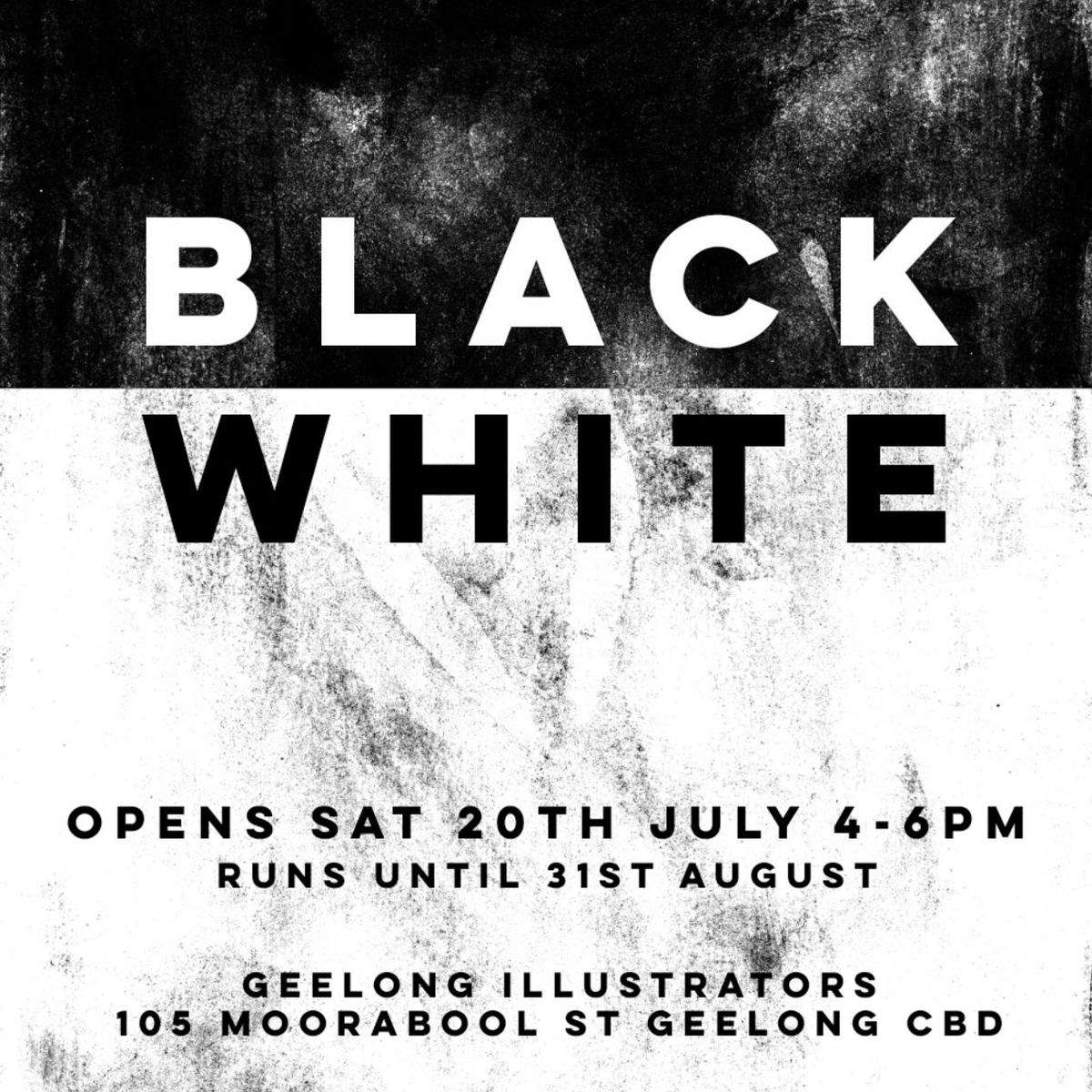 BLACK WHITE Exhibtion Opening