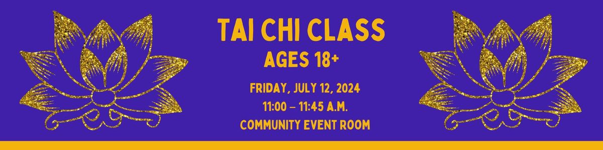 Tai Chi Class for Adults