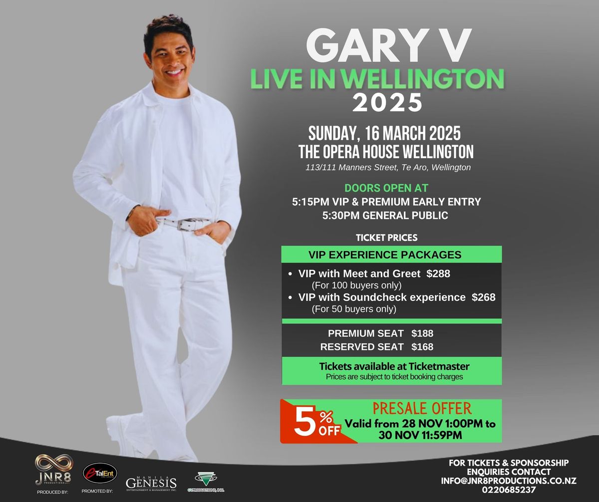 Gary V Live in Wellington!