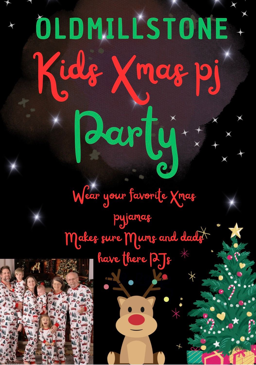 Kids parents Pj Xmas party ( surprise Guest \ud83c\udf84\u2728\u2728Sshhh)