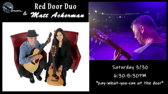 Cargo Music Presents: Red Door Duo & Matt Ackerman